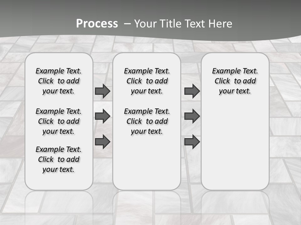 A Stone Floor With A Gray Background PowerPoint Template