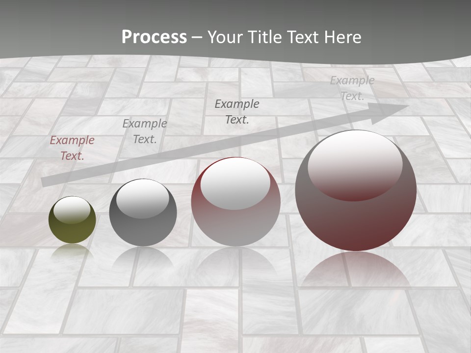 A Stone Floor With A Gray Background PowerPoint Template