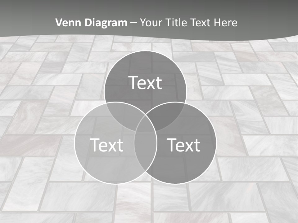 A Stone Floor With A Gray Background PowerPoint Template