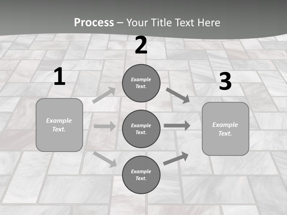 A Stone Floor With A Gray Background PowerPoint Template