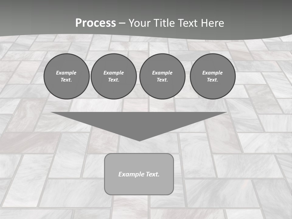 A Stone Floor With A Gray Background PowerPoint Template