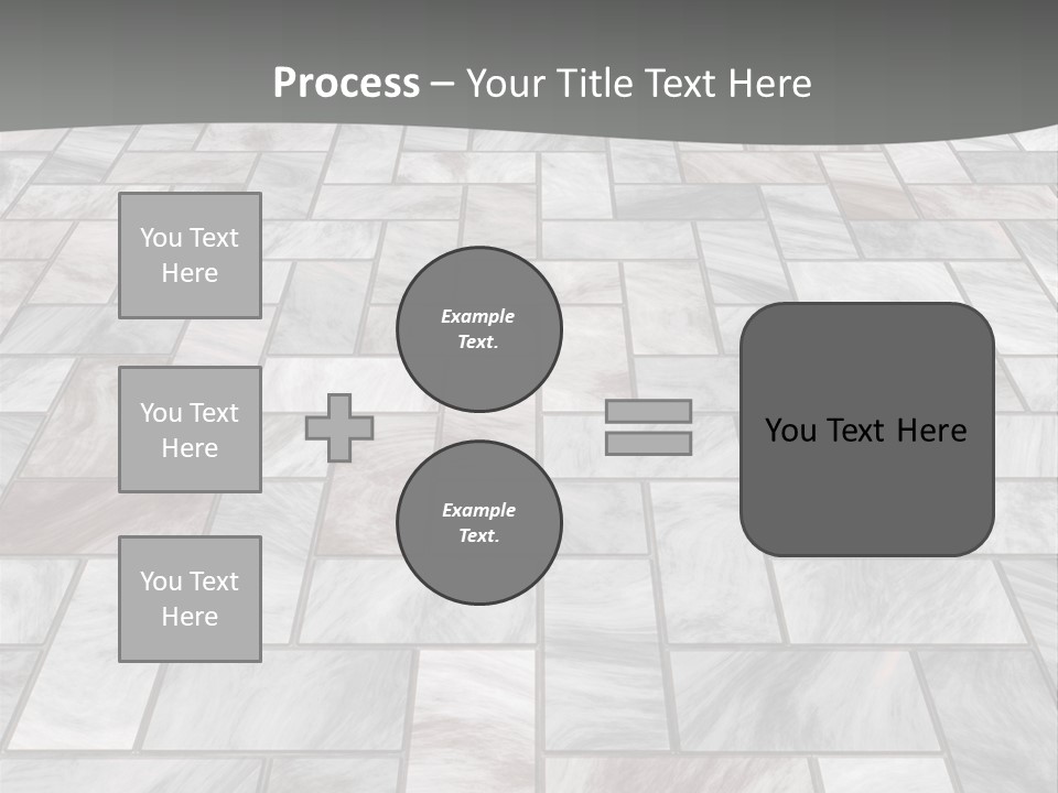 A Stone Floor With A Gray Background PowerPoint Template
