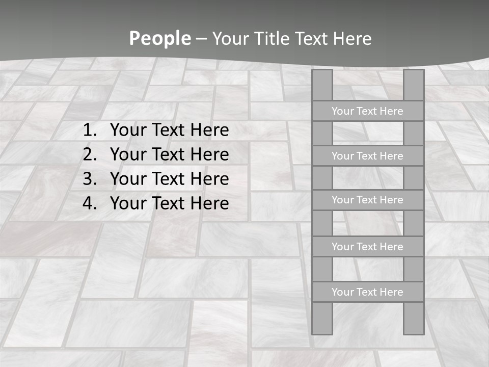 A Stone Floor With A Gray Background PowerPoint Template