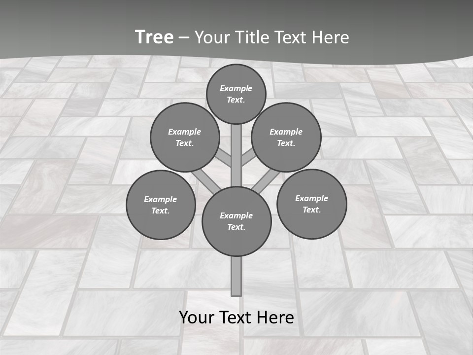 A Stone Floor With A Gray Background PowerPoint Template