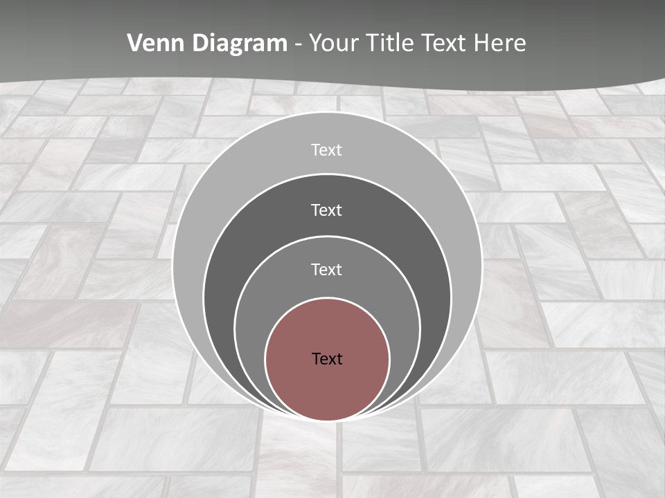A Stone Floor With A Gray Background PowerPoint Template