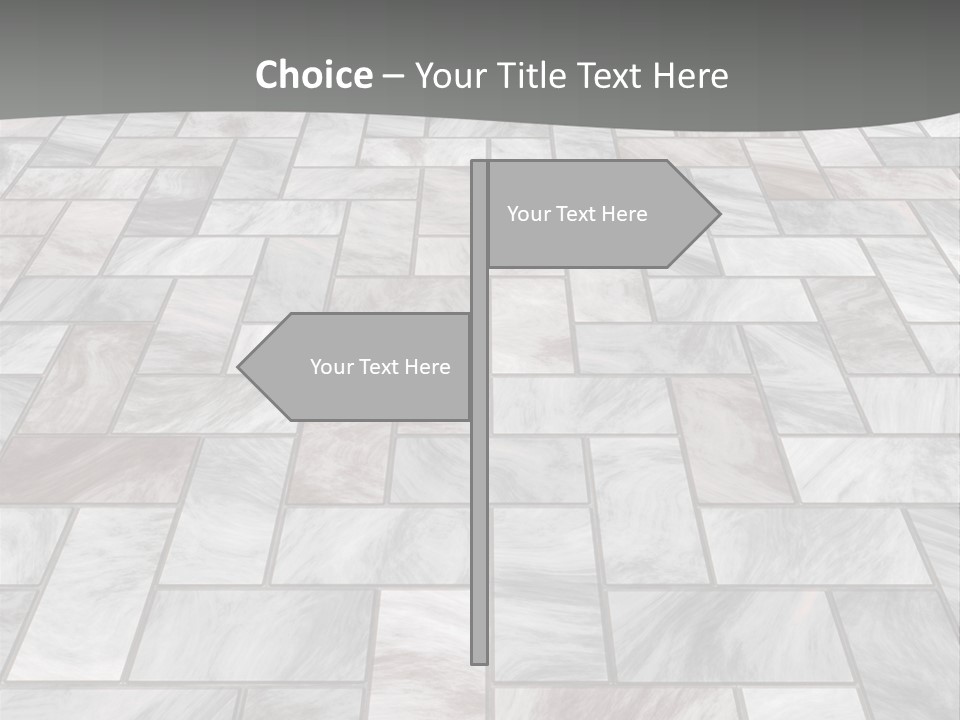 A Stone Floor With A Gray Background PowerPoint Template