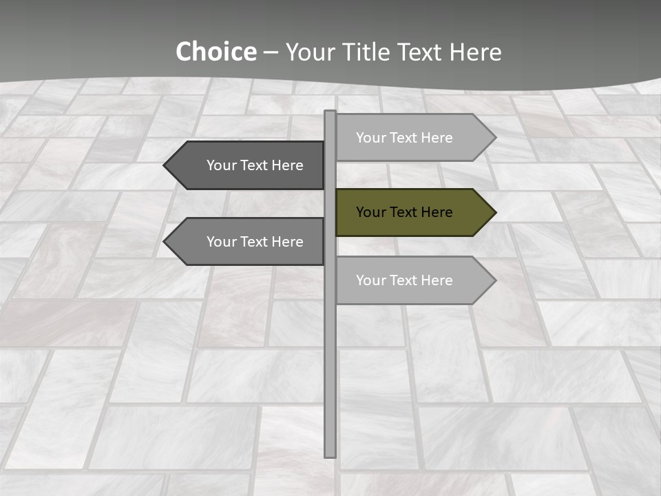 A Stone Floor With A Gray Background PowerPoint Template