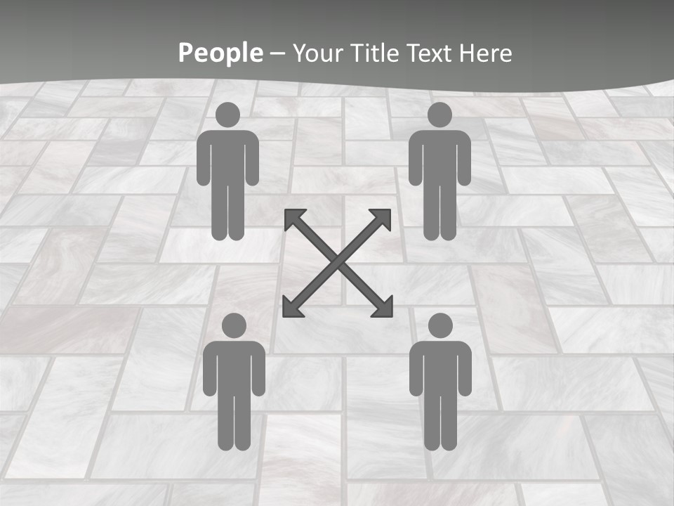 A Stone Floor With A Gray Background PowerPoint Template
