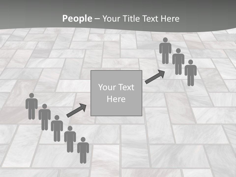 A Stone Floor With A Gray Background PowerPoint Template