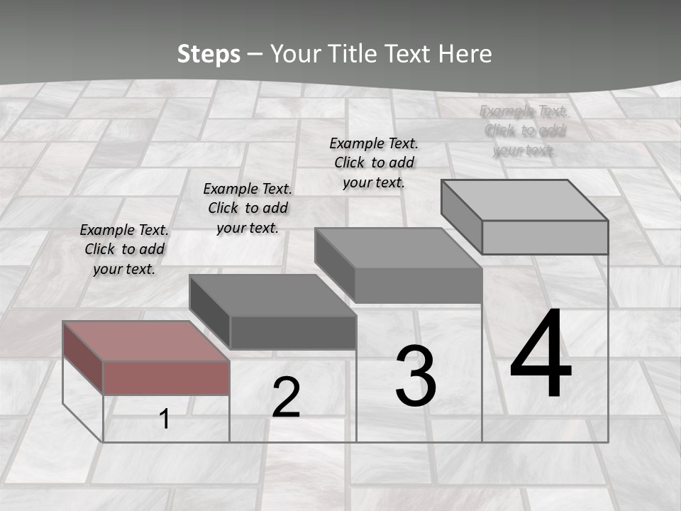 A Stone Floor With A Gray Background PowerPoint Template