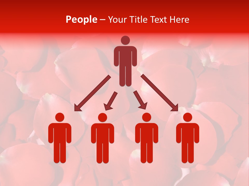 Little Human With Big Magnifier Look For Something PowerPoint Template