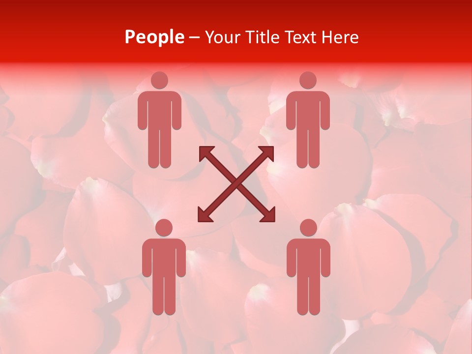 Little Human With Big Magnifier Look For Something PowerPoint Template