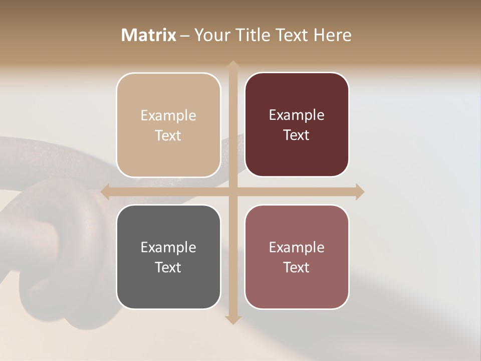 Barbed Wire - Abstract Macro, Shallow Depth Of Field PowerPoint Template