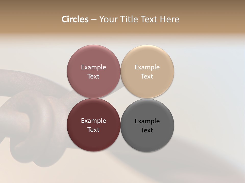 Barbed Wire - Abstract Macro, Shallow Depth Of Field PowerPoint Template