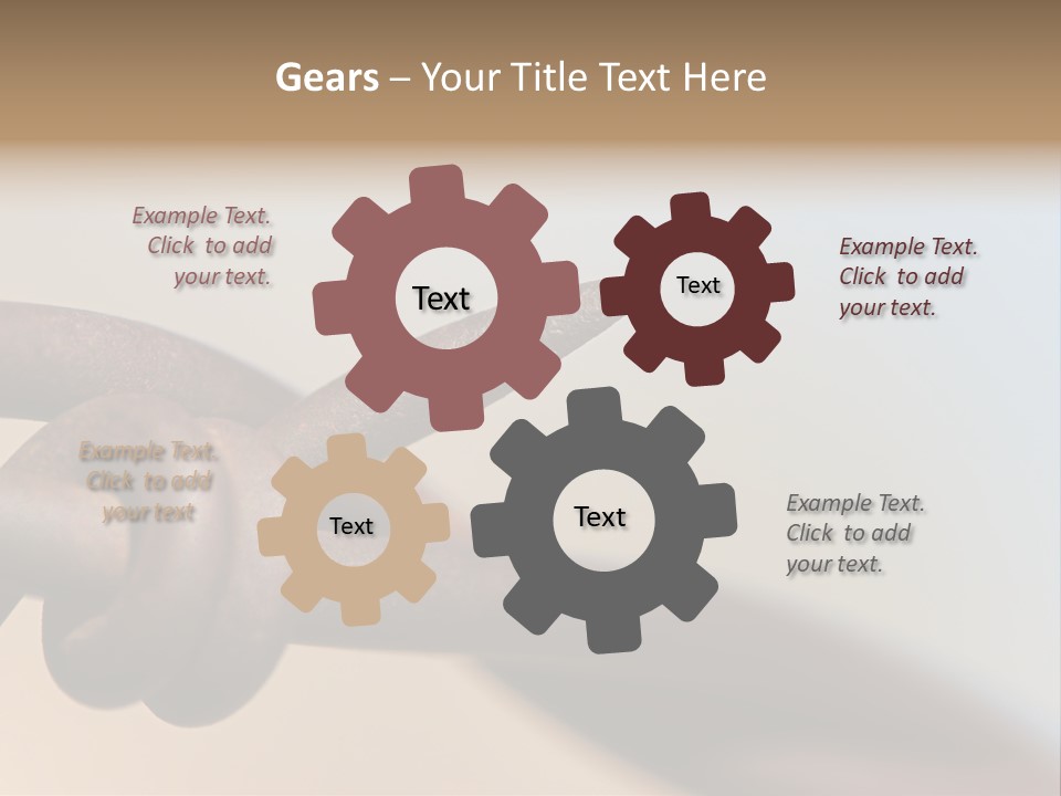 Barbed Wire - Abstract Macro, Shallow Depth Of Field PowerPoint Template