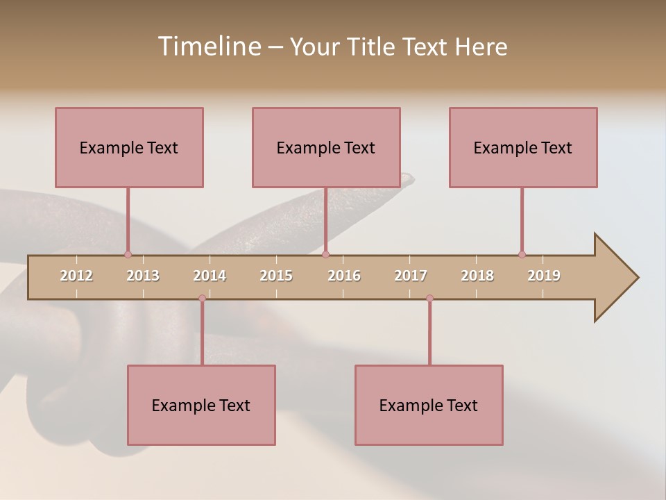 Barbed Wire - Abstract Macro, Shallow Depth Of Field PowerPoint Template