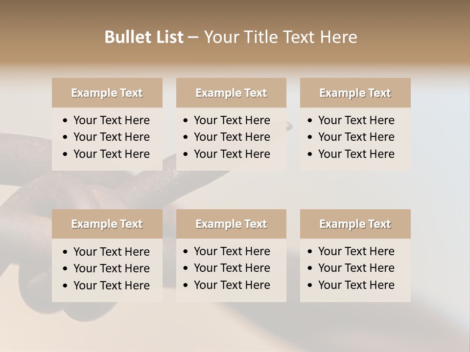 Barbed Wire - Abstract Macro, Shallow Depth Of Field PowerPoint Template