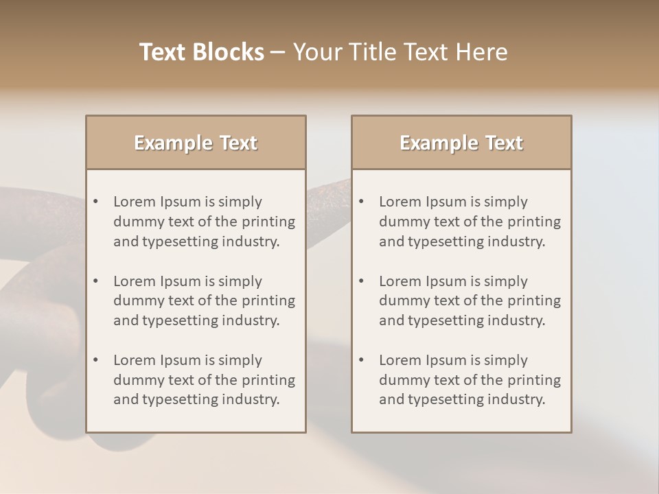 Barbed Wire - Abstract Macro, Shallow Depth Of Field PowerPoint Template