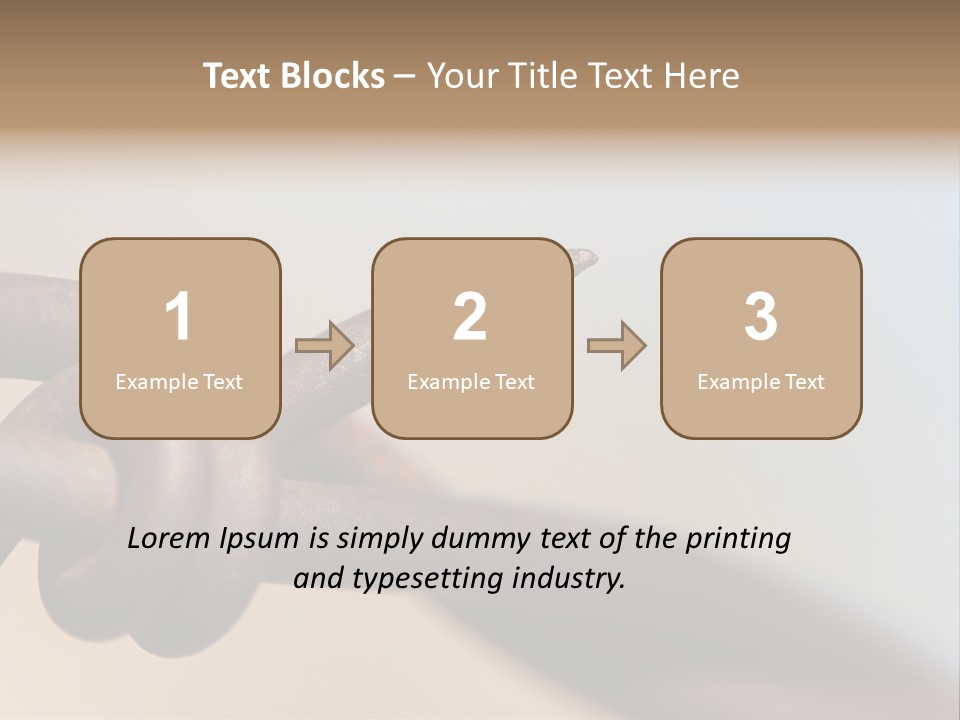 Barbed Wire - Abstract Macro, Shallow Depth Of Field PowerPoint Template