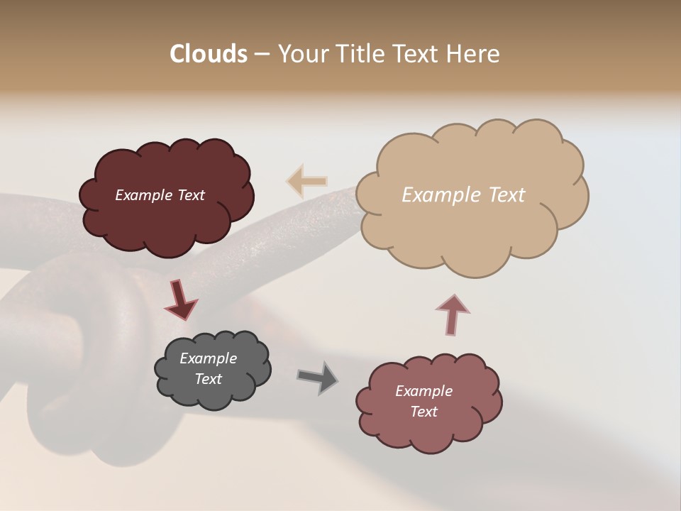 Barbed Wire - Abstract Macro, Shallow Depth Of Field PowerPoint Template