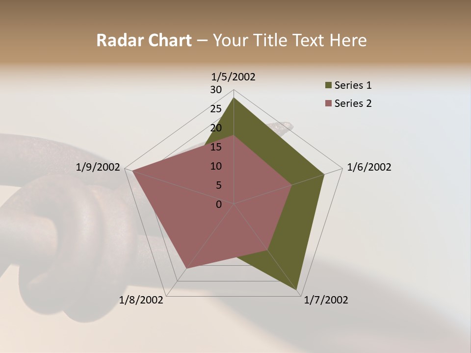 Barbed Wire - Abstract Macro, Shallow Depth Of Field PowerPoint Template