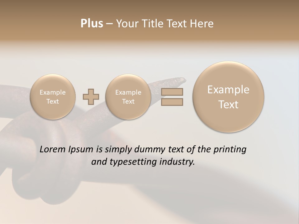 Barbed Wire - Abstract Macro, Shallow Depth Of Field PowerPoint Template
