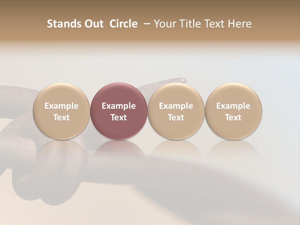 Barbed Wire - Abstract Macro, Shallow Depth Of Field PowerPoint Template