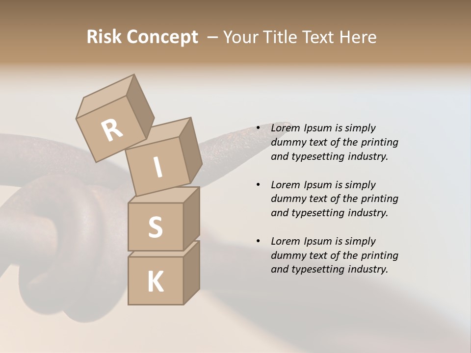 Barbed Wire - Abstract Macro, Shallow Depth Of Field PowerPoint Template