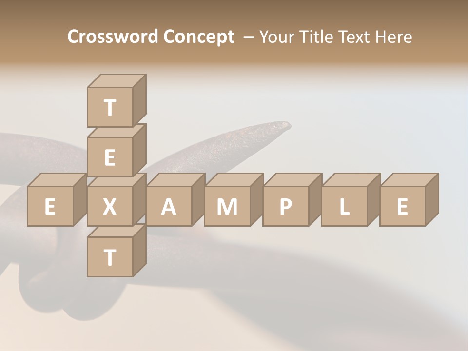 Barbed Wire - Abstract Macro, Shallow Depth Of Field PowerPoint Template