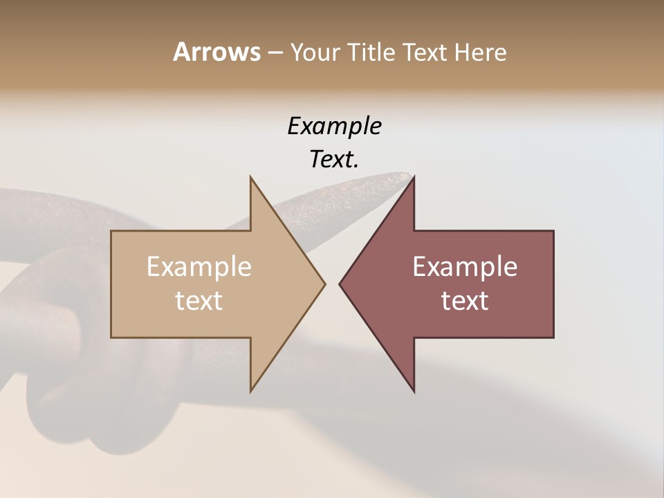 Barbed Wire - Abstract Macro, Shallow Depth Of Field PowerPoint Template