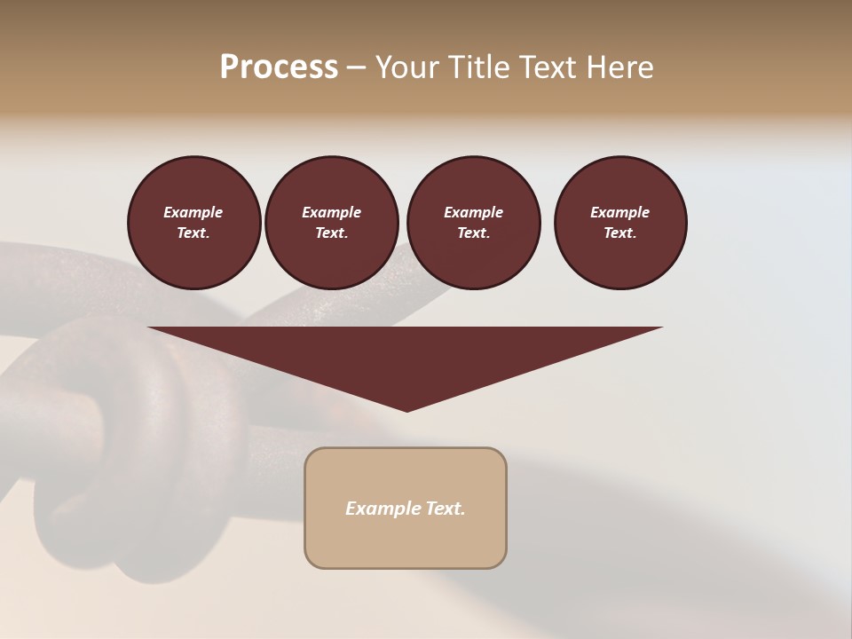 Barbed Wire - Abstract Macro, Shallow Depth Of Field PowerPoint Template