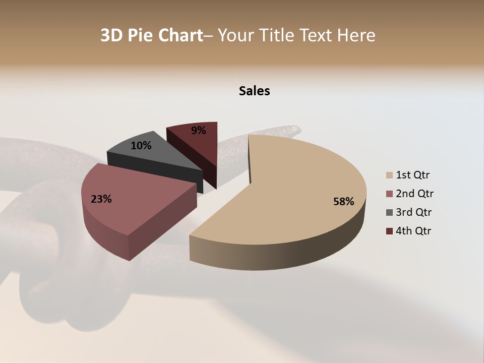 Barbed Wire - Abstract Macro, Shallow Depth Of Field PowerPoint Template