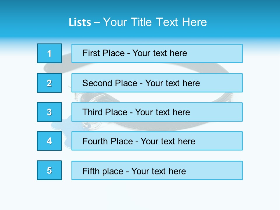 A Dog Collar With An Id Tag On It PowerPoint Template