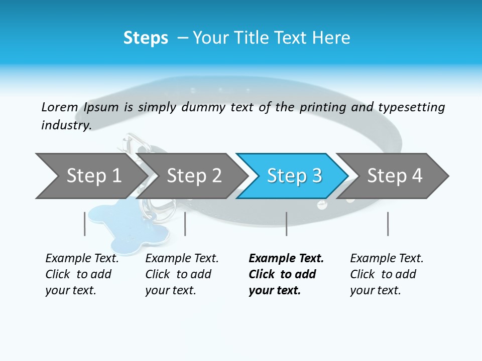 A Dog Collar With An Id Tag On It PowerPoint Template