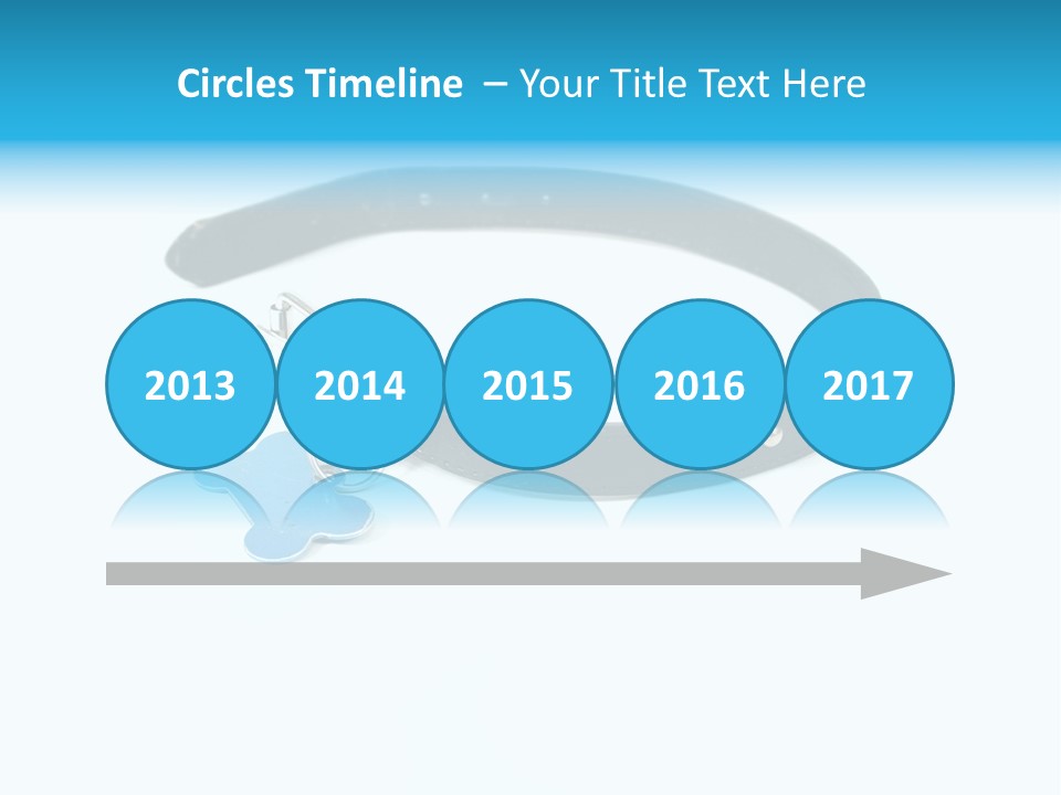 A Dog Collar With An Id Tag On It PowerPoint Template