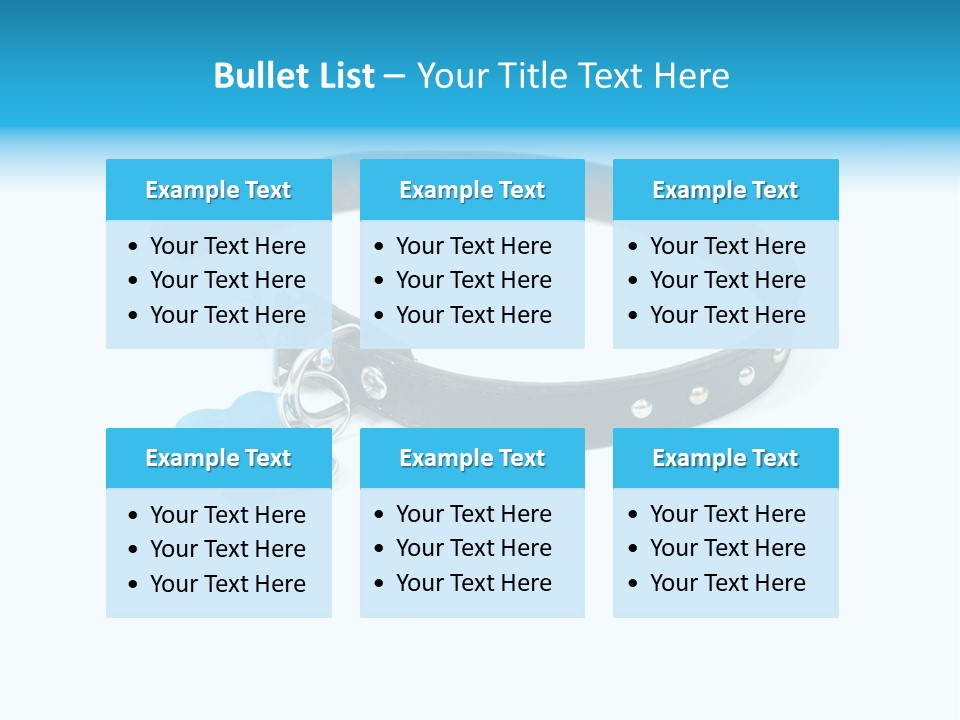 A Dog Collar With An Id Tag On It PowerPoint Template