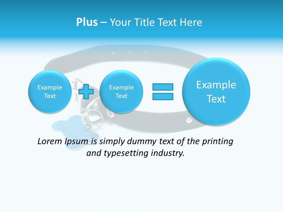 A Dog Collar With An Id Tag On It PowerPoint Template