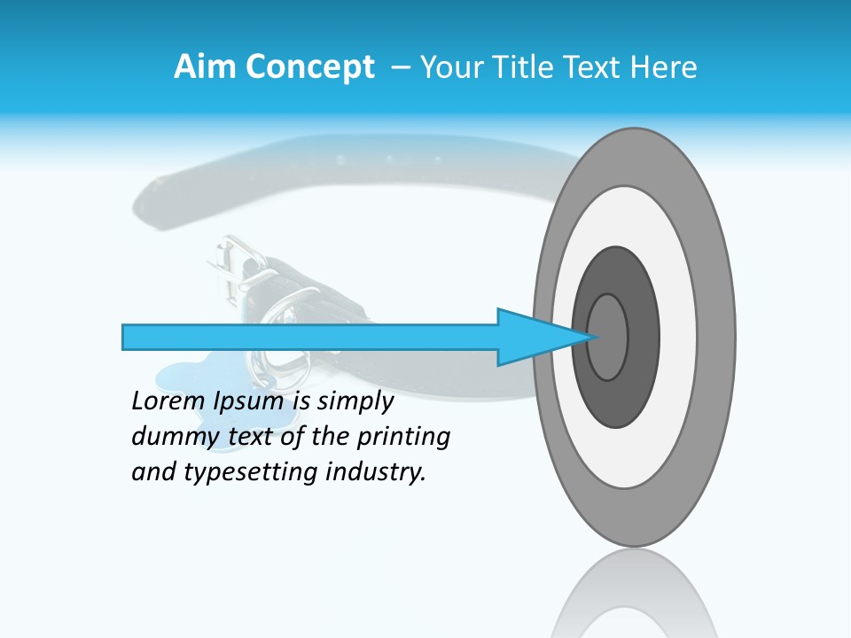 A Dog Collar With An Id Tag On It PowerPoint Template