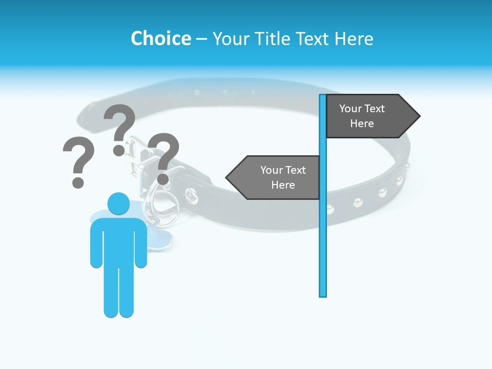 A Dog Collar With An Id Tag On It PowerPoint Template