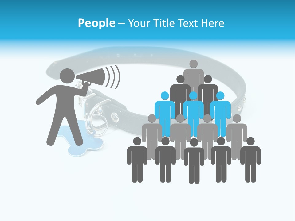 A Dog Collar With An Id Tag On It PowerPoint Template