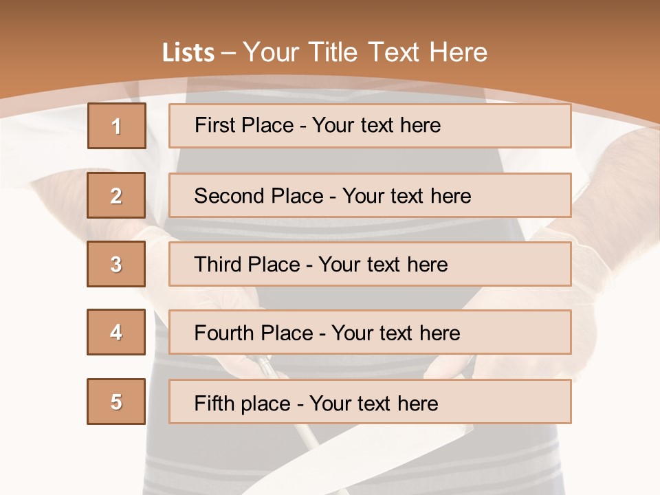 A Butcher Using A Butcher Steel To Sharpen A Knife PowerPoint Template