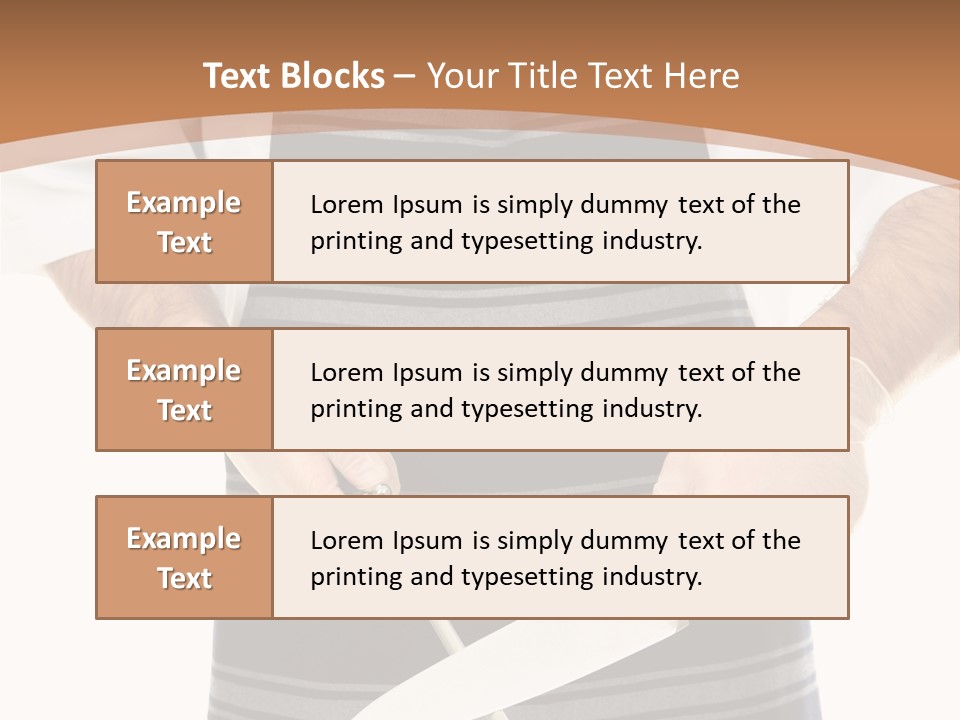 A Butcher Using A Butcher Steel To Sharpen A Knife PowerPoint Template