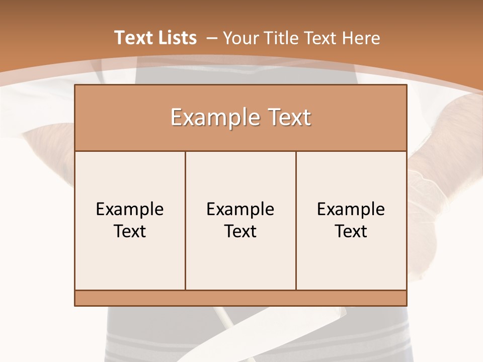 A Butcher Using A Butcher Steel To Sharpen A Knife PowerPoint Template