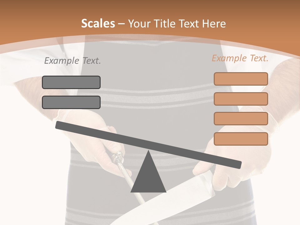 A Butcher Using A Butcher Steel To Sharpen A Knife PowerPoint Template