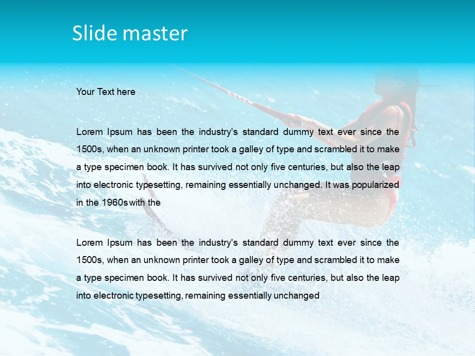 Vintage Photo, Circa 1900 Of A Man Stand PowerPoint Template