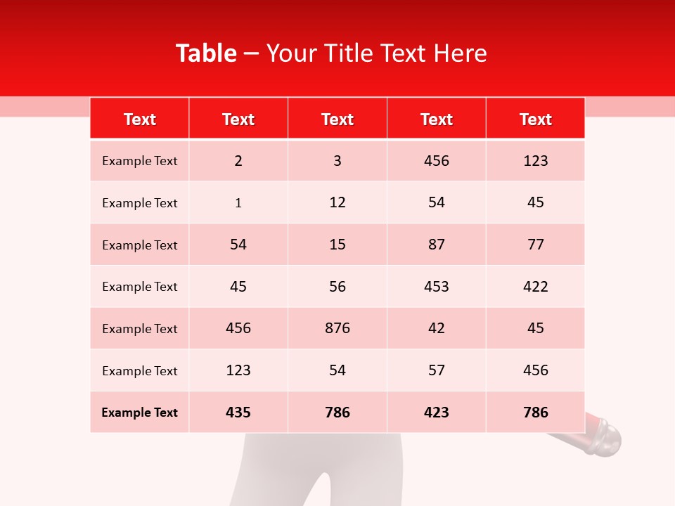 Little Human With Big Magnifier Look For Something PowerPoint Template