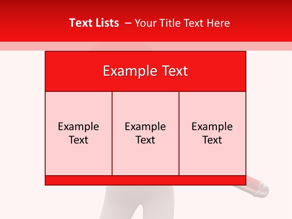 Little Human With Big Magnifier Look For Something PowerPoint Template