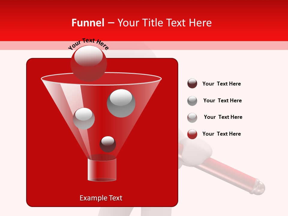 Little Human With Big Magnifier Look For Something PowerPoint Template