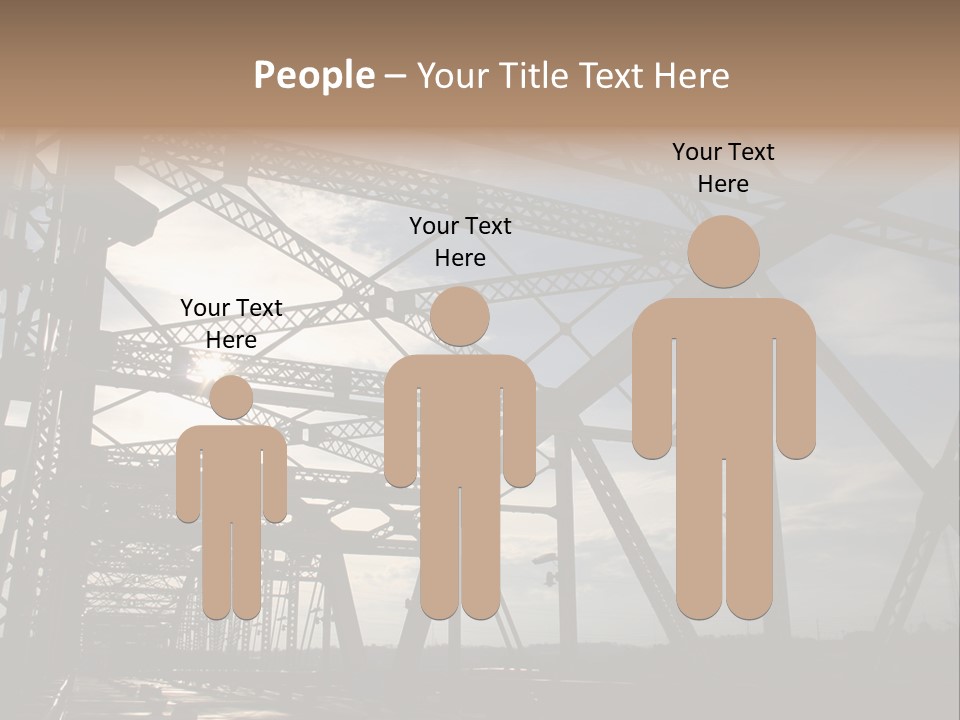 Girl And Man On Black-White Background Stock Vector Illustration: PowerPoint Template