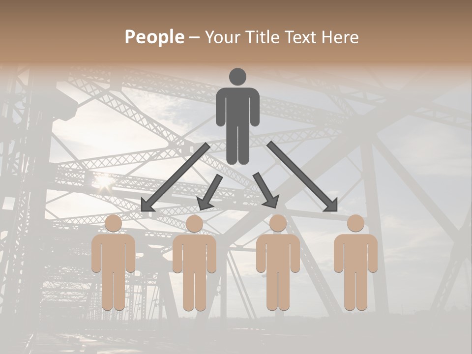 Girl And Man On Black-White Background Stock Vector Illustration: PowerPoint Template